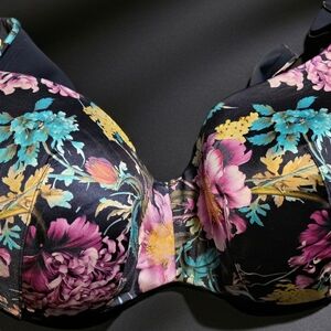 Cacique Vibrant Floral Women's Bra Lightly Lined Balconette 40DD